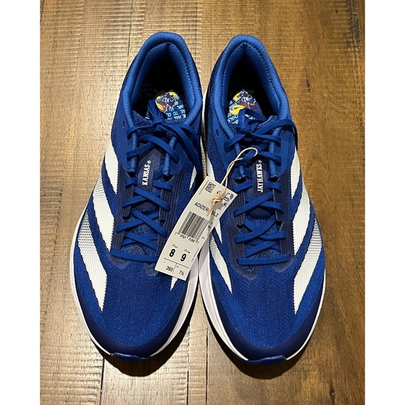 Adidas Adizero SL2 Men's Running Shoes Royal Blue White Kansas Jayhawks Size 8 - Picture 11 of 12